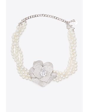 White Self-Portrait Necklaces for Women | Lyst Canada
