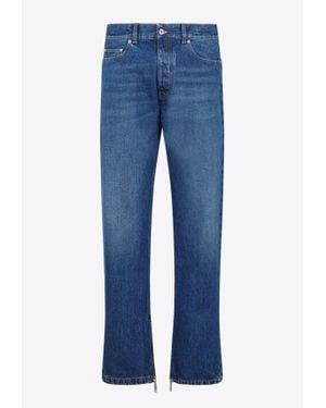 Off-White c/o Virgil Abloh Slim Skate Jeans - Blue