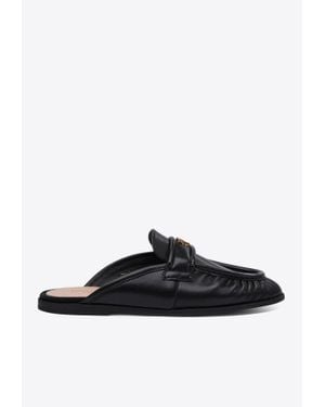 フラットシューズ PINKO BLACK LEATHER FLATS PINKO Leather Ballet Flats | Black | FARFETCH JO