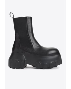 Rick Owens Beatle Mega Tractor Platform Boots - Black