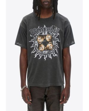 DOMREBEL Sungaze Printed T-Shirt - Grey