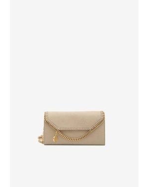 Stella McCartney Falabella Continental Wallet On Chain - White