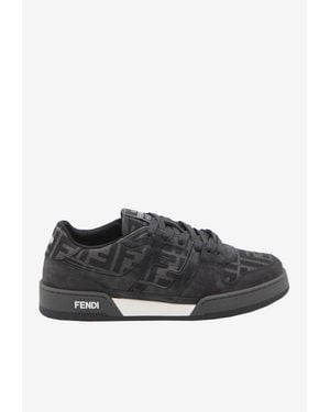 Fendi Match Ff Jacquard Sneakers - Grey