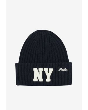 Polo Ralph Lauren Wool Knitted Beanie - Blue