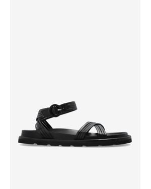 Gianvito Rossi Strapped Nappa Leather Sandals - White