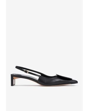 Jacquemus Low Duelo 40 Slingback Sandals - White