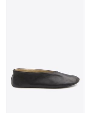 バレエシューズ The Row Awar suede ballet flats Awar suede ballet flats in black - The Row | Mytheresa