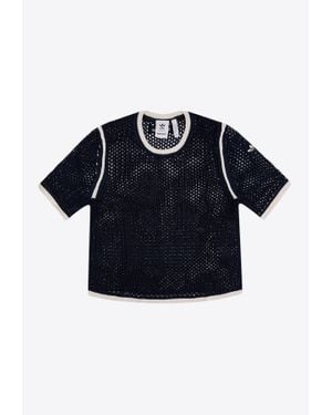 adidas X Wales Bonner Ribbed Crewneck Sweater - Blue