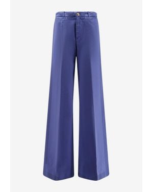 Chloé Classic Wide-Leg Trousers - Blue