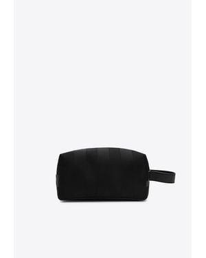 Fendi Lui Pequin Pouch Bag - White