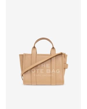 Marc Jacobs Small Leather Top Handle Bag - Natural