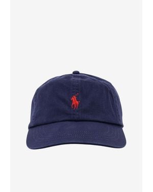 Polo Ralph Lauren Logo Embroidered Baseball Cap - Blue
