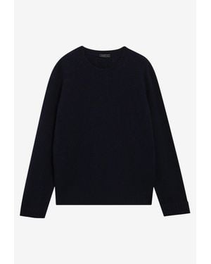 Prada Wool Crewneck Sweater - Blue