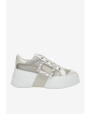 Roger Vivier Viv' Skate Sneakers - White