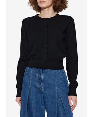 Dolce & Gabbana Cashmere Knit Cardigan - Black