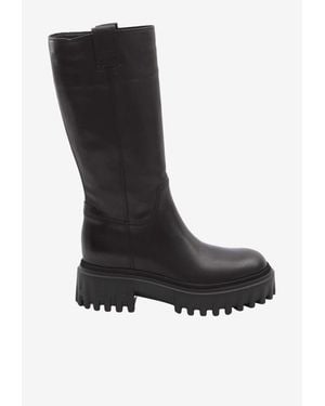 Hogan H700 Mid-Calf Boots - Black