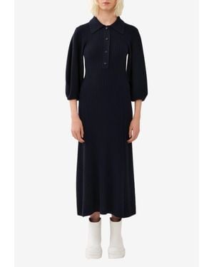 Chloé Polo Midi Dress - Black