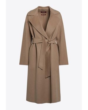 Max Mara Belted Coat - Brown
