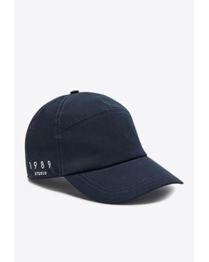 1989 STUDIO Logo Embroidered Baseball Cap - Blue