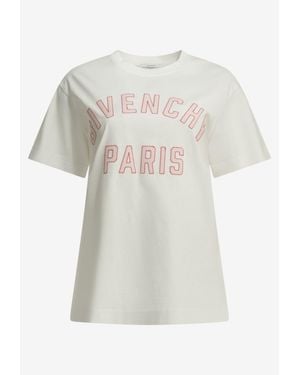 Givenchy Logo Print T-Shirt - White