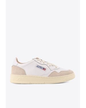 Autry Medalist Leather Sneakers - White
