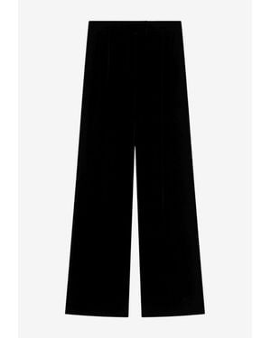 Valentino Straight-Leg Tailored Pants - Black