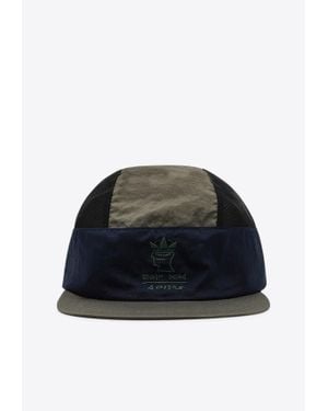 adidas Originals X Brain Dead Logo Embroidered Cap - Black