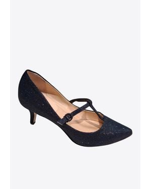 LA ROSE 35 Glittered Pumps - Blue