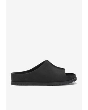 UGG Otzo Waterproof Leather Slides - Black