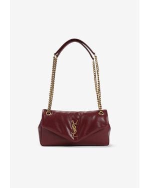 Saint Laurent Small Calypso Shoulder Bag - Red