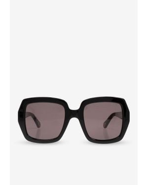 Chloé Marcie Square Sunglasses - Black