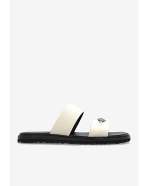 Jimmy Choo Raiden Leather Sandals - White