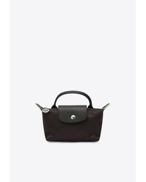Longchamp Mini Le Pliage Top Handle Bag - Black