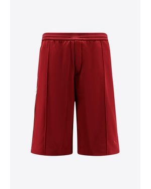 adidas X Wales Bonner Elastic-Waist Bermuda Shorts - Red