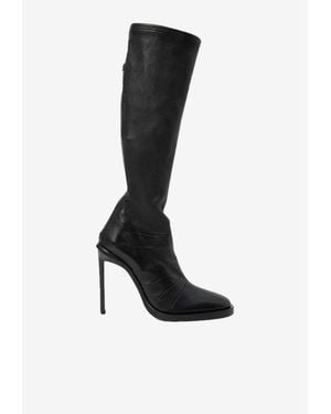 Ann Demeulemeester Palka 100 High-Heel Boots - Black