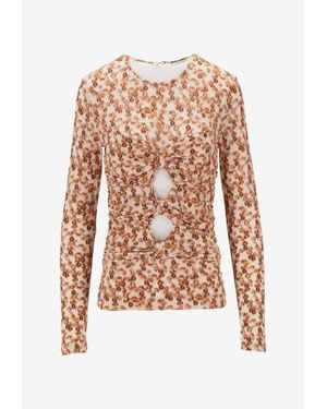 Isabel Marant Gladice Printed Top - White