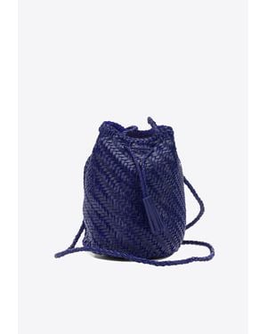 Dragon Diffusion Pompom Double Jump Shoulder Bag - Blue