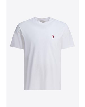 Ami Paris Ami De Coeur T-Shirt - White