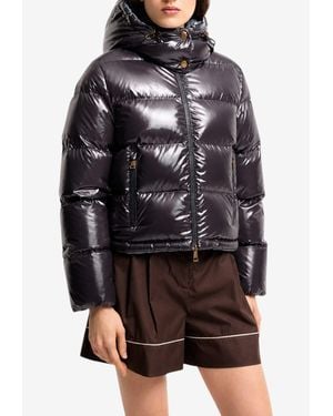 Moncler Niveole Short Down Jacket - Gray