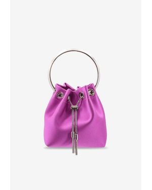 Jimmy Choo Bon Bon Satin Handbag - Pink