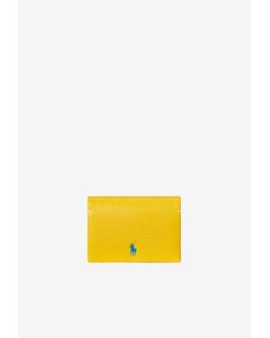 Ralph Lauren Polo Play Leather Cardholder - Yellow