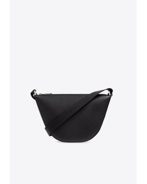 Fendi Small Roma Melon Leather Messenger Bag - Black