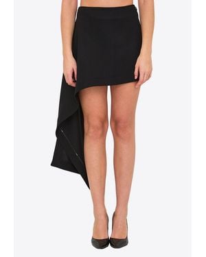 Loewe Mini Draped Skirt - Black