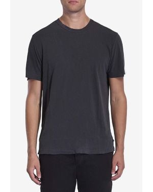 James Perse Basic Crewneck T-Shirt - Black