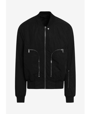 Rick Owens Bauhaus Flight Bomber Jacket - Black
