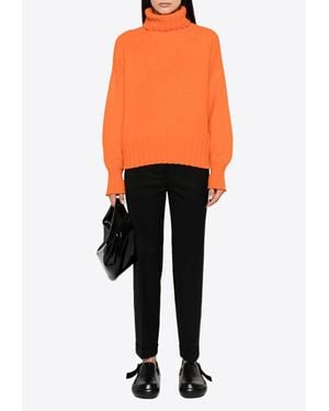 P.A.R.O.S.H. Liliuxy High-Waist Tailored Pants - Orange