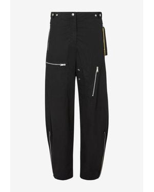 Fendi Straight-Leg Cargo Trousers - Black
