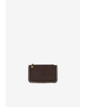 Stella McCartney Falabella Faux Leather Zip Cardholder - White
