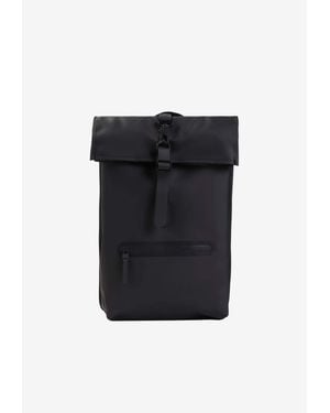 Rains Rolltop Rucksack Backpack - Black
