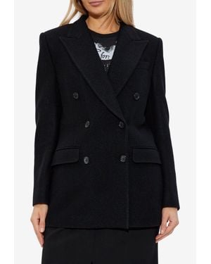 Dolce & Gabbana Double-Breasted Buttoned Jacket - Black